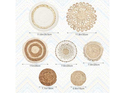 Decoraciones Nórdicas para el Hogar Decoración Africana de Ratán Habitación Infantil