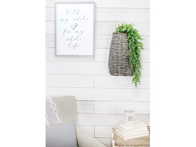 Decoración de Pared de Cestas Hermosa Boho Hogar Cestas Planas para Decoración