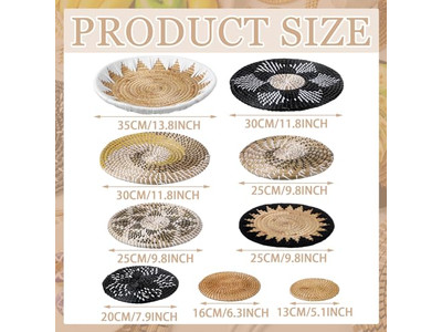 Decoración de Habitación Boho Pared Viviente para Dormitorio Colorido Costero