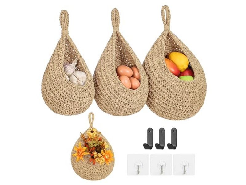 Decoración de bambú hecha a mano para comedor cestas circulares de mimbre