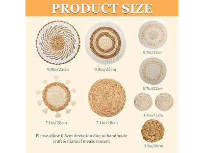 Decoraciones redondas para pared arte de hotel pasto marino África espectáculo en vivo